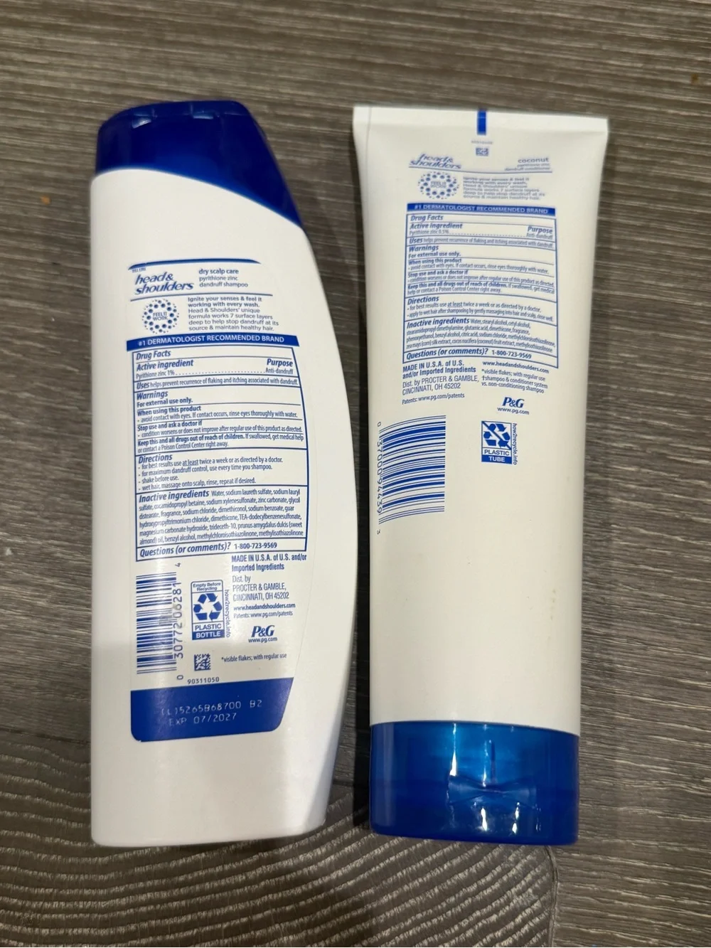 NWT Head & Shoulders Dry Scalp Care Shampoo & Coconut Conditioner